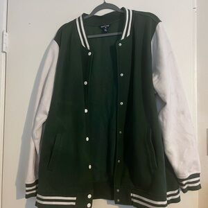 Sport-Tek Green and White Jacket